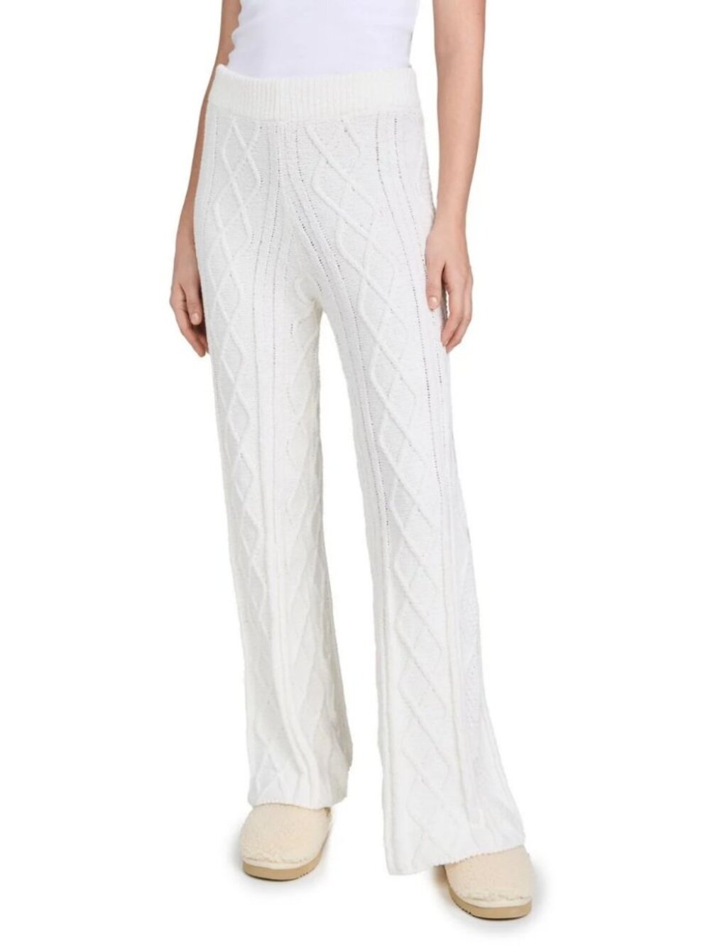 Beach Riot Rayne Cable Knit Pants